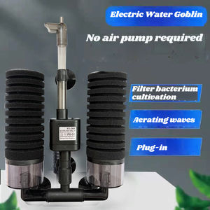 고품질 수족관 필터 수족관 물고기 탱크 공기 펌프 스키머 생화학 스폰지 필터 수족관 바이오 필터 - Product Image 3