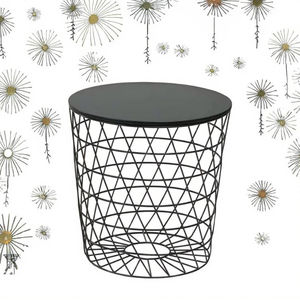 Modern Minimalist Contemporary Design <b>Iron</b> Coffee <b>Table</b> High Quality Wood Top Convertible Storage Side <b>Table</b> Easy Clean Home - Product Image 3