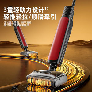 Nettoyeur de sols robotisé industriel, ultra-plat, à double assistance IA, se pose à plat, sans peluches, longue autonomie, forte puissance. - Product Image 2