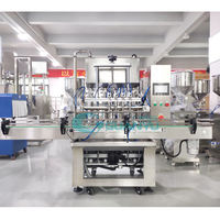 Remplisseuse de bouteilles entièrement automatique 2 4 6 8 têtes Machine de remplissage de shampoing Détergent liquide chimique Machine de remplissage de beurre d'huile d'arachide