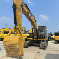Excavatrice sur chenilles d'occasion Caterpillar Cat325D2, 25 tonnes, moteur C7, certifiée EPA CE, pièces d'origine, bon prix