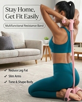Appareil de résistance à propulsion pédale pour sit-up, équipement de fitness, sangle d'extension, corde de résistance pour épaules dégagées