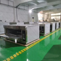 RTK Bakkerijmachines Volledig RVS Commerciële Elektrische Pizzaoven met Timer voor Restaurant met Bakkerijapparatuur