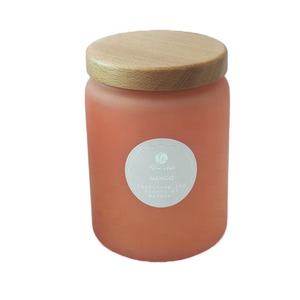 ภาชนะแก้วขนาดใหญ่ LANGXU สีด้านแบบฟรอสต์ สำหรับเทียนหอมแบบเผาไหม้ได้นาน พร้อมฉลากสั่งทำพิเศษ - Product Image 3