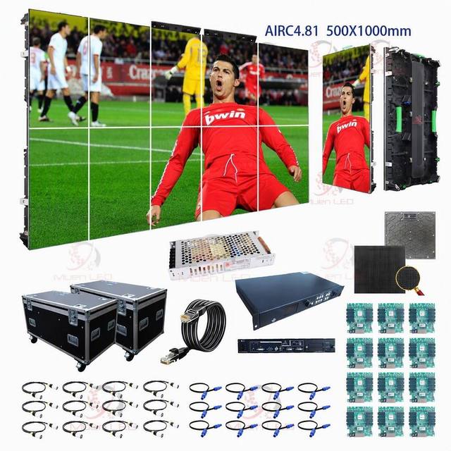 Muen 500*500/500*1000 LED Screen 4*3m Indoor Outdoor Led Display LED Wall Rental Led Stage Screen Outdoor Led Screen