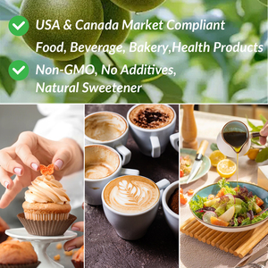 Extrait de <span class=keywords><strong>fruit</strong></span> du moine Mogroside V 25% Qualité alimentaire Casher Halal ISO Entrepôt US Échantillon rapide FOB Shenzhen Édulcorant naturel - Product Image 4