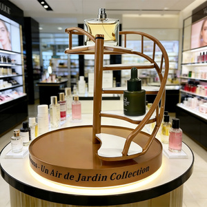 Expositor de acrílico personalizado para bases de maquillaje y cojines con iluminación LED para promoción en tiendas minoristas - Product Image 2