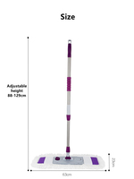 63CM Rechargeable Mop 360 Degrés Pliable De Nettoyage Magique Vadrouille Plat Microfibre Vadrouille Gros