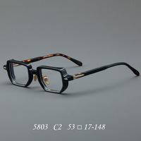 2025 Vente en Gros Lunettes Personnalisées Tendance Mode Acétate Cadre Épais Rétro Géométrique Carré Monture Optique