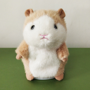 Jouet de Hamster en peluche électrique pour enfants <span class=keywords><strong>Lapin</strong></span> doux et mignon avec enregistrement sonore Cadeau Kawaii pour anniversaire pas cher! - Product Image 3