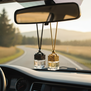 Customized Square Shape Mini Empty <strong>Car</strong> Perfume Bottle <strong>Diffuser</strong> Glass Bottle Cube Hanging <strong>Car</strong> Decoration - Product Image 1