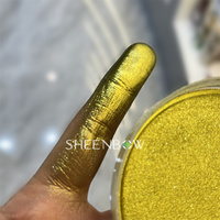Metallisches Chrom Rot Grün Rosa Lila Gold Metallisches Anorganisches Siliziumdioxid Pigmentpulver Optisches DIY Lidschatten Make-up Material