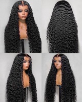 Perruques brésiliennes en cheveux naturels bruts, ondulées profondes, invisibles, HD, avec dentelle frontale complète, 100 % cheveux humains, sans colle, densité 200, 13x6, prêtes à porter
