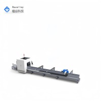 Machine de découpe laser à fibre CNC automatique haute vitesse pour tubes/tuyaux métalliques avec refroidissement par eau 3 axes