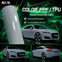 Film Pelindung Cat Mobil TPU Warna PPF Self Healing Crystal Ash Gray, Film Pelindung Cat Mobil Vinyl Wrap Self Healing