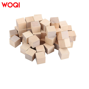 Woqi dở dang giá rẻ bán buôn gỗ tự nhiên khối cube cho hàng thủ công giáo dục diy đồ chơi cho trẻ em - Product Image 6