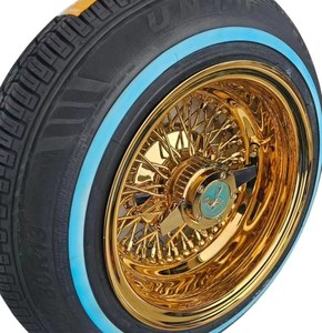 ล้อซี่ลวดสีทองทั้งวง ขนาด 14x7 นิ้ว แบบเดย์ตัน 72 ซี่ สำหรับรถโลว์ไรเดอร์ ใช้กับ<span class=keywords><strong>ยาง</strong></span>ขอบขาวขนาด 155/80/13 - Product Image 5