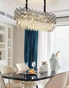 北欧風寝室KTVクリスタルシャンデリア新型シャンデリアホワイトフラワーペンダントライト - Product Image 5