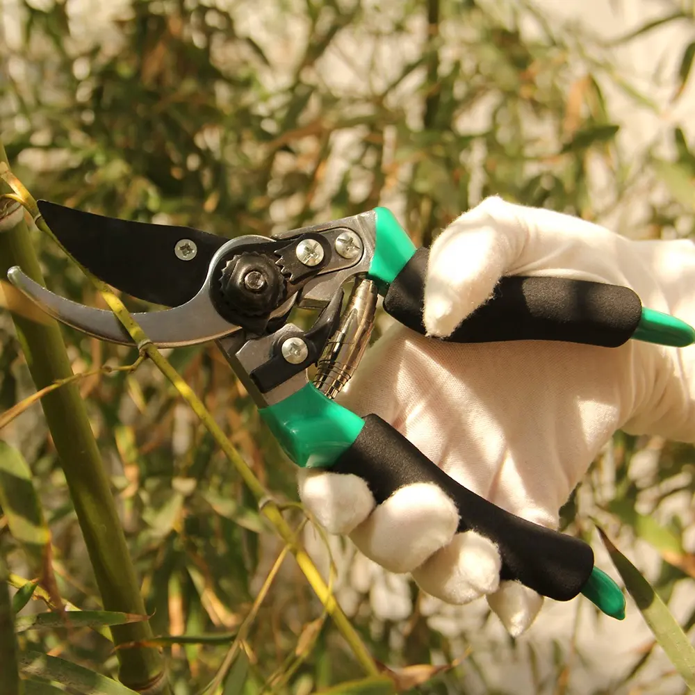 Fácil de usar tesouras jardim Bypass Lawn Scissors poda manual em vaso tesoura ramo secateurs jardim para jardim