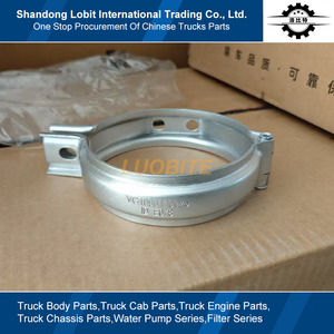 Sinotruk Howo 371 8X4 Dump Truck Reserveonderdelen Wd615 Motor Uitlaatsysteem Reserveonderdelen Klem Vg1096110025 - Product Image 4