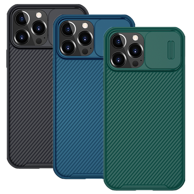 Nillkin CamShield Pro Case for iPhone 17 AIR 14 13 16 PLUS Pro Max Slide Camera Lens PC TPU Frosted Hard Cover