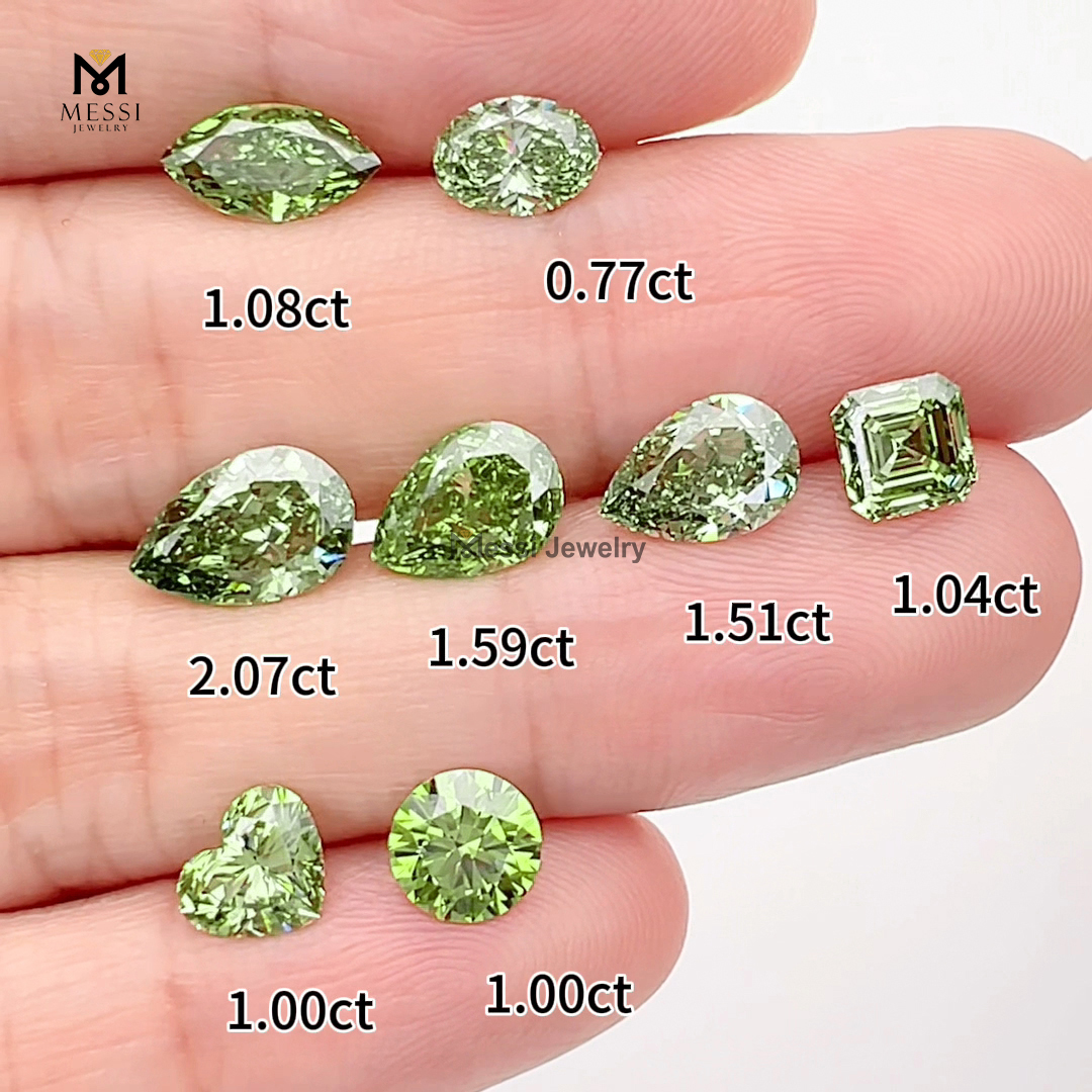 Pear Shaped Ring Diamond Lab Grown Pear Cut IGI Certified