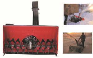 Trattore a Conduzione Manuale con Spazzaneve, Trattori Multiuso per Agricoltura e Giardinaggio - Product Image 2