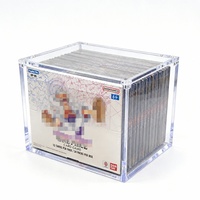 Boîte de protection TCG en acrylique portable avec couvercle magnétique, personnalisable en usine, petite boîte de rangement en acrylique pour collection de cartes