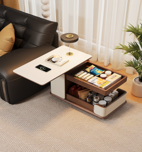 Compact Foldable End <b>Table</b>, Easy Assembly <b>Side</b> <b>Table</b>, Space Saving Occasional <b>Table</b> for Balcony Apartment Dorm - Product Image 2