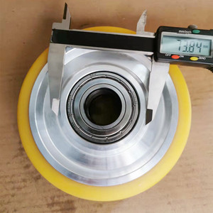 Roda Bawah/Samping Trek Roller Coaster Berbahan Paduan Aluminium 6061 150x50 mm Berkinerja Tinggi dan Tahan Lama dengan Polyurethane - Product Image 6