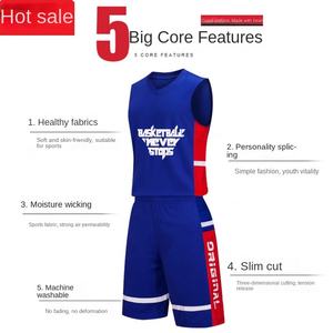 Комплекты баскетбольной формы премиум-класса | Высококачественные мужские, женские и Молодежные командные майки для летних игр и тренировок - Product Image 3