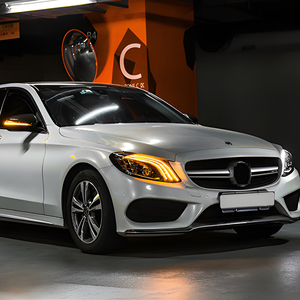 Faro Delantero para Automóvil <span class=keywords><strong>Benz</strong></span> W205 <span class=keywords><strong>C180</strong></span> C200 C260 2015-2021, Conjunto de Lámpara LED para Automóvil, Actualización de Diseño Estilo Maybach, Accesorios - Product Image 5