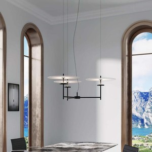 Modern Minimalist Three Head Chandelier <b>Led</b> <b>Lights</b> Round Pendant For Living Room Hotel Villa Clubhouse - Product Image 5