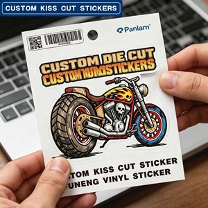 Paquete de Pegatinas de Vinilo PVC Autoadhesivas, Impresas con UV, Resistentes al Agua, con Corte <span class=keywords><strong>Kiss</strong></span> Cut, Hojas de Pegatinas con Logotipo, Etiquetas Adhesivas para Empaque - Product Image 6