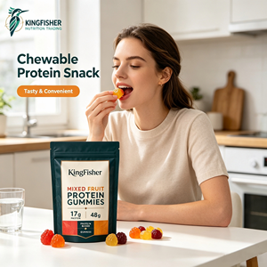 Gomitas de <span class=keywords><strong>Creatina</strong></span> con Alto Contenido de Proteína KingFisher para la Recuperación Muscular, Gomitas de Proteína de Suero, Snack Pre-Entrenamiento para Fitness - Product Image 4