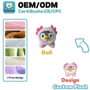 Jouets en peluche pingouin personnalisés par le fabricant, animaux réalistes, poupées en peluche pingouin, jouets doux et mignons pour enfants, CPC CE ODM OEM TX - Product Image 2