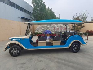 Vehículo Turístico de Estilo Vintage de 11 Plazas |   Carrito de Golf |   Mini Vehículo Eléctrico Retro (Batería de Litio) |   Para Adultos - Product Image 5