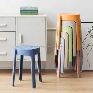 Vente en gros de tabourets en plastique au <span class=keywords><strong>design</strong></span> exquis Chaises de <span class=keywords><strong>cuisine</strong></span> modernes Chaises d'activités de plein air multifonctionnelles - Product Image 6