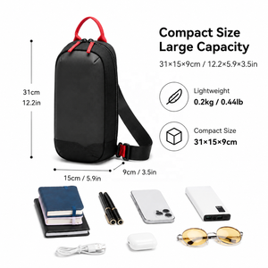 Borsa a Tracolla per Console Nintendo <span class=keywords><strong>Switch</strong></span> con Tasche per Schede di Gioco, Resistente con Cerniera, per Viaggi, Sport e Attività all'Aperto - Product Image 4