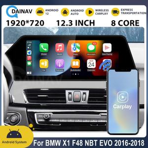 Autoradio 12,3 pouces pour BMW X1 F48 NBT EVO 2016-2018 Android 13 Écran tactile GPS Navigation Stéréo Lecteur multimédia - Product Image 2