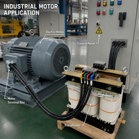 Transformateur d'isolement triphasé de type sec 20KVA, enroulement entièrement en cuivre, entrée 380V, sortie 200V, haute efficacité 0.98, 50/60Hz, stable