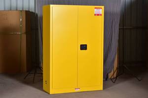 Огнестойкие взрывозащищенные шкафы для хранения химикатов на 15 галлонов для заводов - Product Image 5