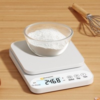 Báscula Electrónica Comercial de Alta Precisión Rubber Tree, Modelo Pequeño para Cocina, Repostería y Uso Doméstico, ALW66WQGAX