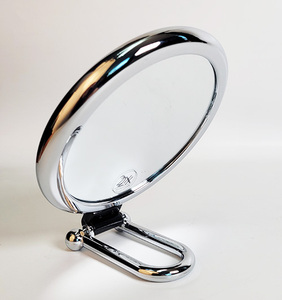 Folding Adjustable Handle Hand <b>Mirror</b> Double Sided Magnifying Travel <b>Makeup</b> <b>Mirror</b> For Women On The Go - Product Image 6