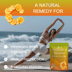 ホットセール OEM ヴィーガン ビタミンC ロリポップ 免疫力向上 健康食品 サプリメント ビタミンC ロリポップ 大人と子供向け - Product Image 4