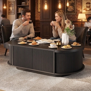 Tavolino da Salotto <span class=keywords><strong>in</strong></span> <span class=keywords><strong>Legno</strong></span> Personalizzato con Piano Sollevabile e Ampio Spazio di Stoccaggio, Prezzo all'Ingrosso di Fabbrica - Product Image 1