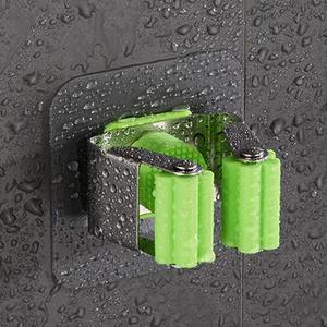 Soporte de montaje en pared DS2779 para el hogar, ganchos de tela para trapear, colgador de escoba autoadhesivo, soporte de escoba y fregona de acero inoxidable - Product Image 3