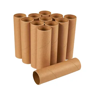 Kartonnen Kraft Buizen Bulk Ambachtelijke Papier Rolls Buizen Verpakking Voor Diy Art Craft