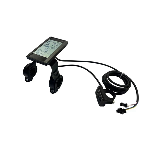 Ebike S830 LCD Vertical Screen Instrument Electric Scooter Smart Display 24v 36v 48v With 5pin Sm Connector