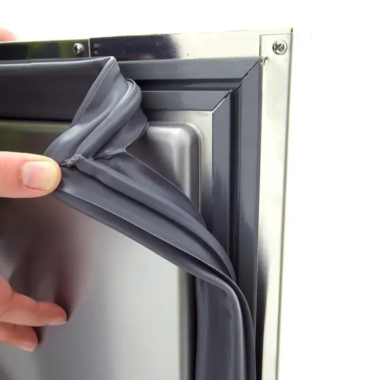 Gasket Strip segel Magnet pintu kulkas/Freezer plastik Universal kustom termasuk layanan pemrosesan pemotongan dan pencetakan
